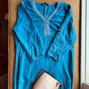 Versona Beaded Jean Dress